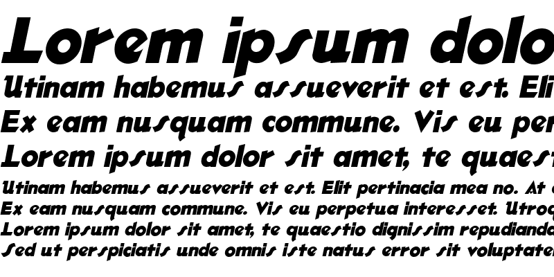 Sample of Ole Italic