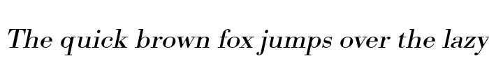 Preview of OlgaBeckerExtended Italic