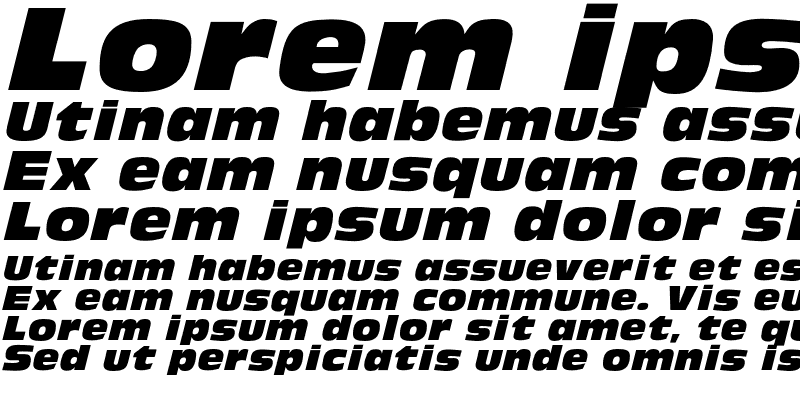Sample of Olive AntiqueBlackExt Italic