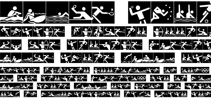 Sample of Olympicons 2