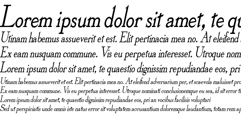 Sample of Olympus-Condensed Bold Italic