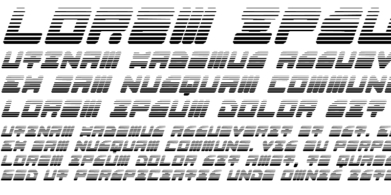 Sample of Omega-3 Gradient Italic Italic