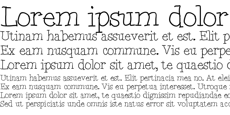 Sample of OMGWilliamsSerifs