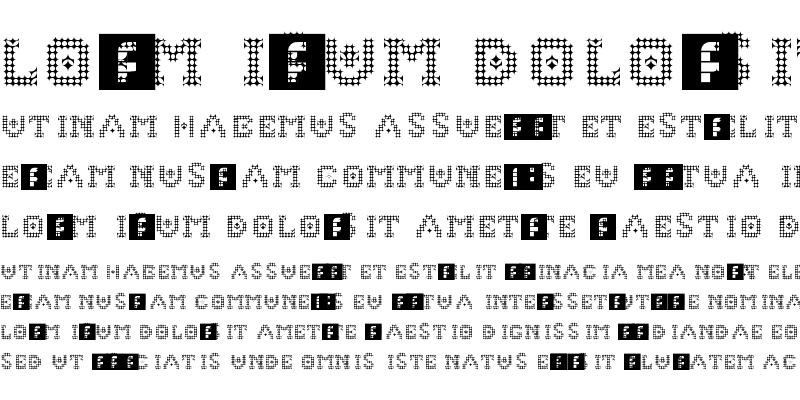 Sample of Omus_FirstFont_Preview