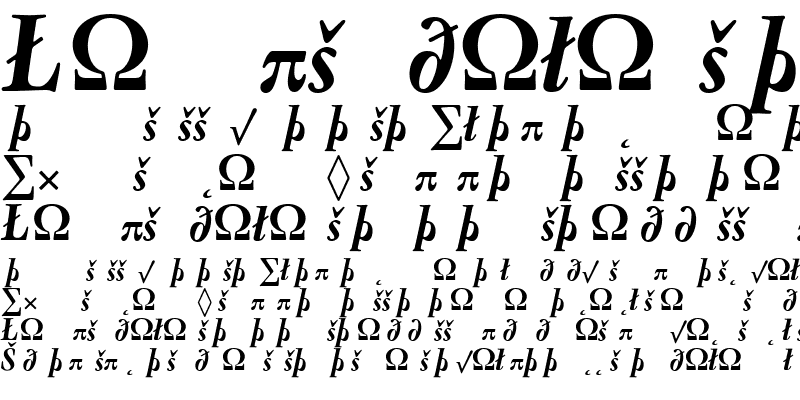 Sample of Oneleigh Black Italic