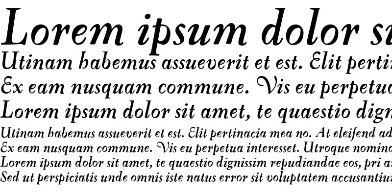 Sample of Oneleigh Bold Italic