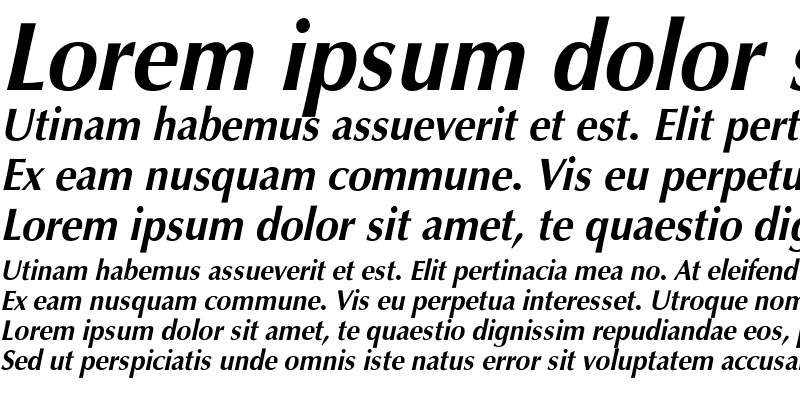 Sample of OpalB Bold Italic