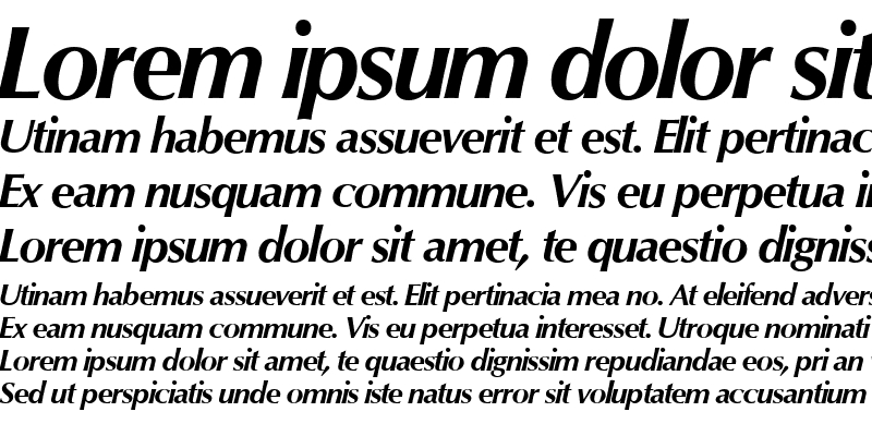 Sample of Opart-Medium Italic