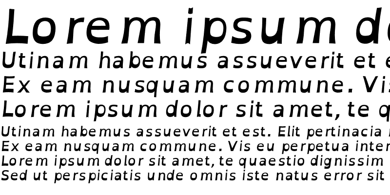 Sample of OpenDyslexic Bold Italic