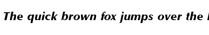 Preview of Optim ExtraBold Italic