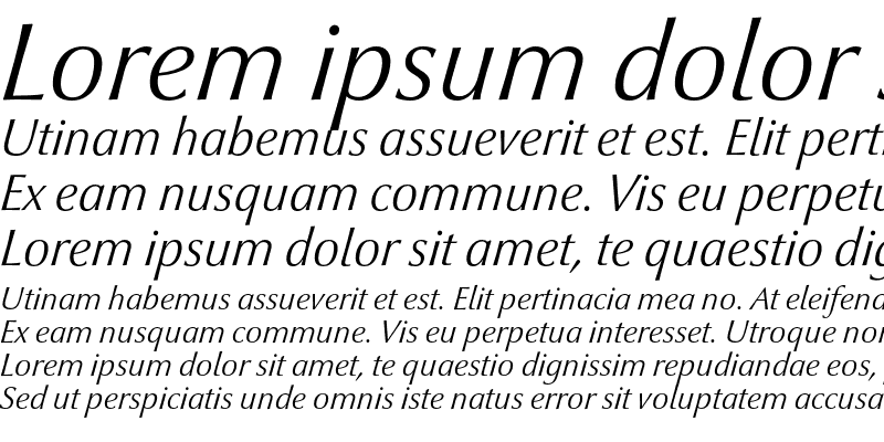 Optima nova LT Italic : Download For Free, View Sample Text, Rating And On