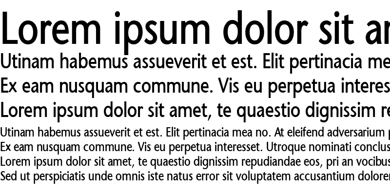 Sample of Optimist-Condensed Bold Italic