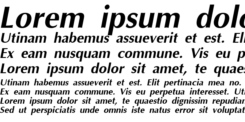 Sample of Opus BoldItalic Cyrillic