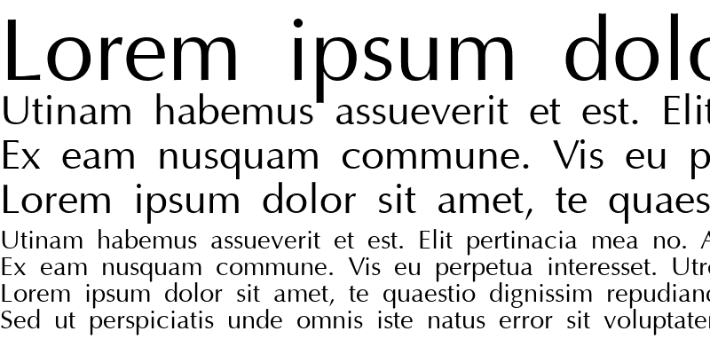 Sample of Opus Normal Cyrillic