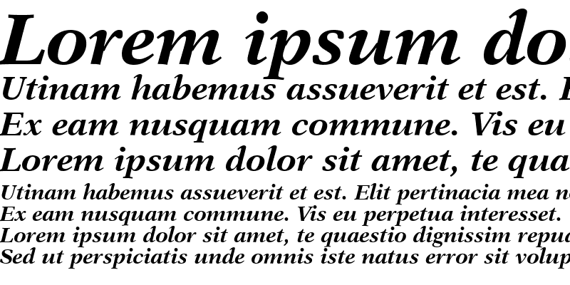 Sample of Orchid Black SSi Bold Italic