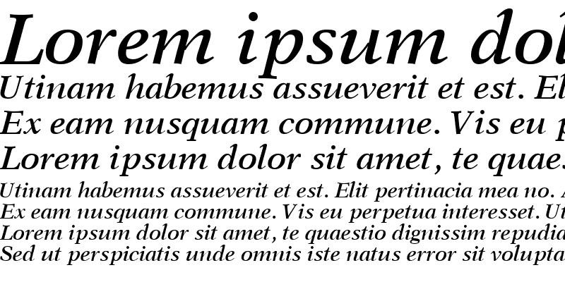 Sample of OrchidSSK Bold Italic