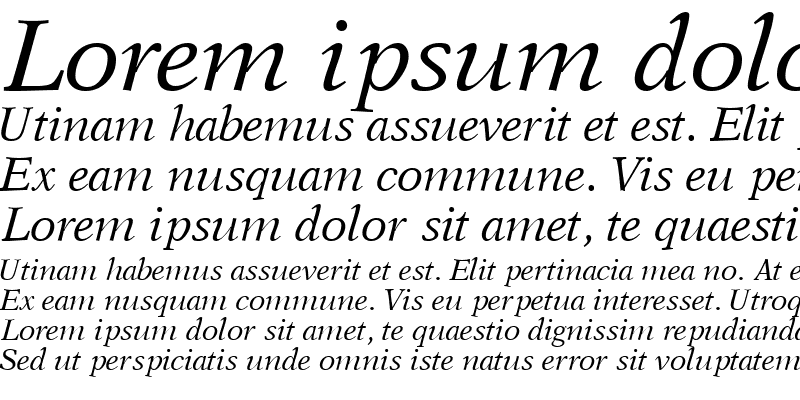 Sample of OrchidSSK Italic