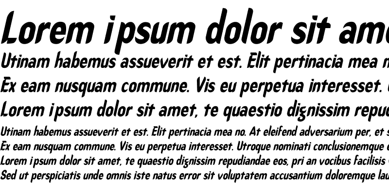 Sample of OregonDry Th Italic Italic