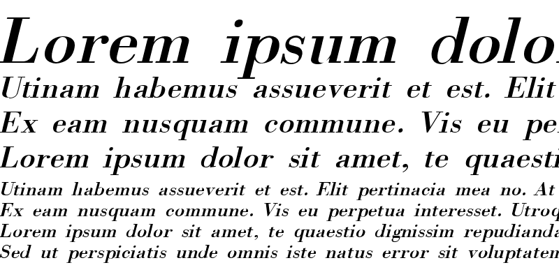 Sample of Orgreave Italic