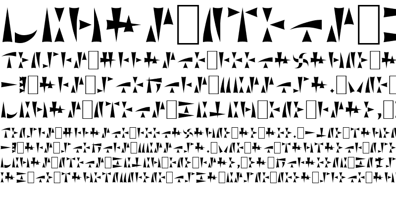 Sample of Ork Glyphs