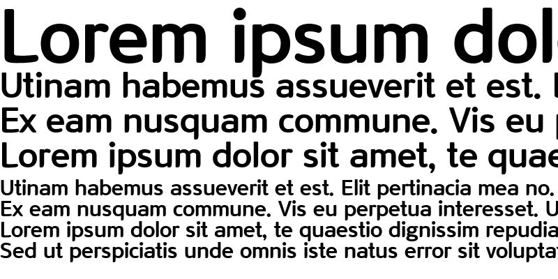 Sample of OSeong and HanEum Bold