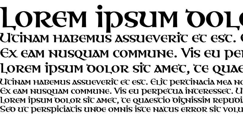 Sample of OssianEF SC Bold