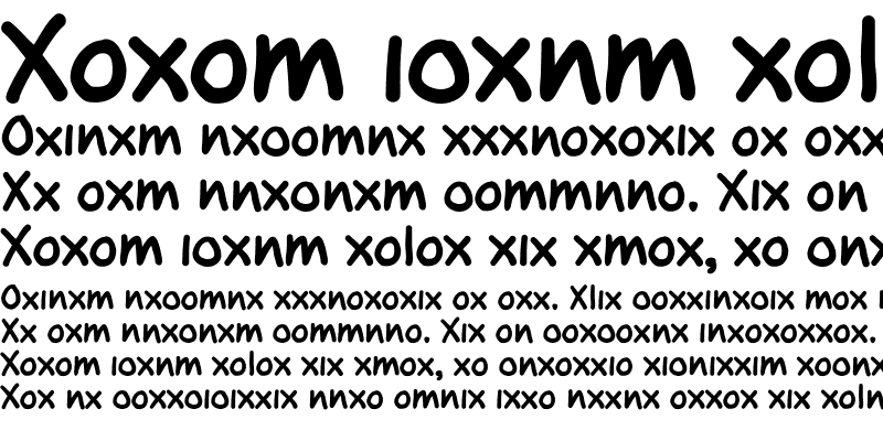 Sample of Oxmox Bold