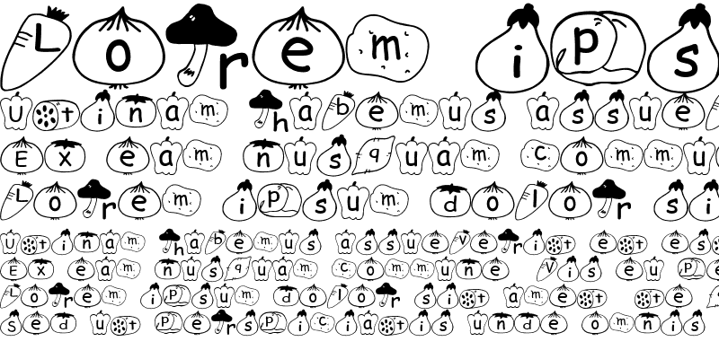 Sample of Oyachai Font