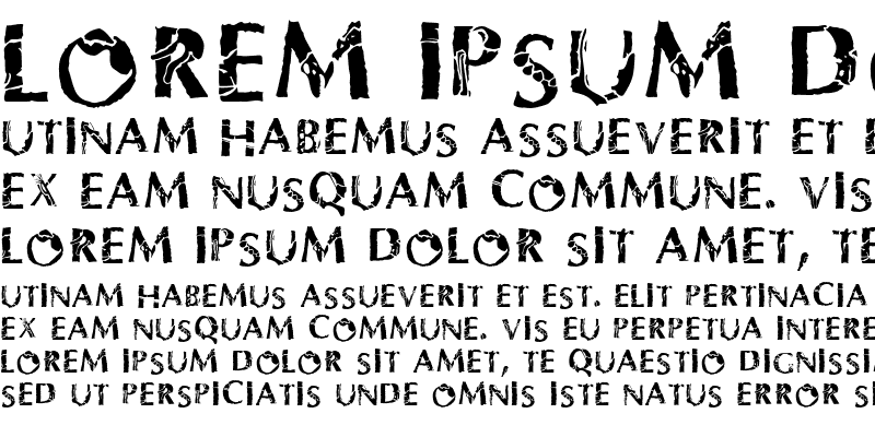 Sample of P22 Fontasaurus Text