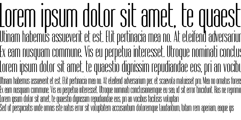 Sample of Pacific Sans