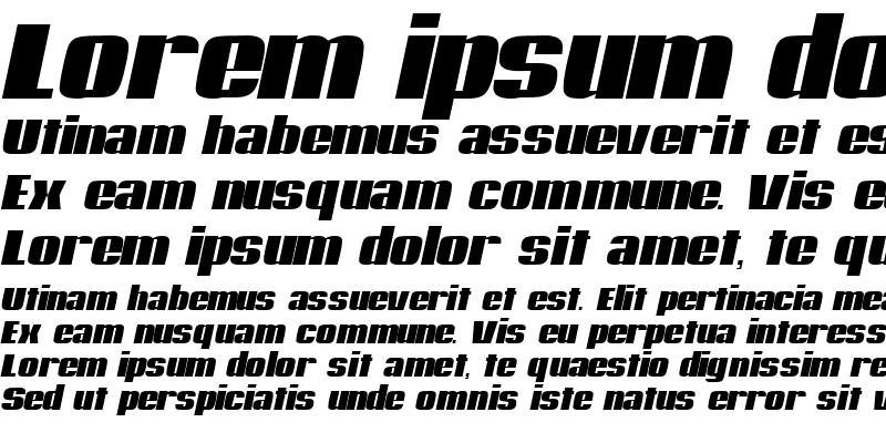 Sample of PadulaSSK Italic