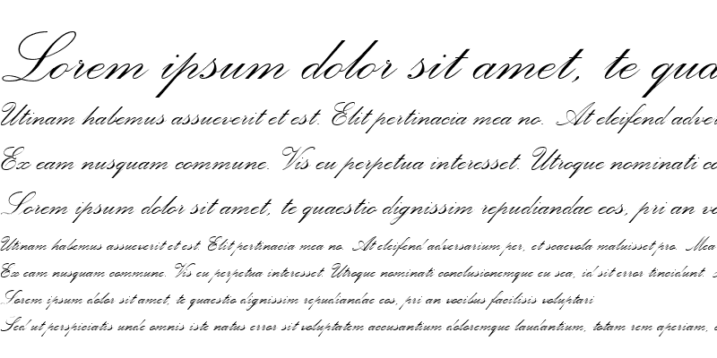 Sample of Palace Script MT