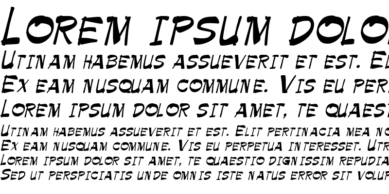 Sample of Palamino Italic