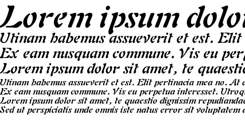 Sample of PaletteSSK Bold Italic