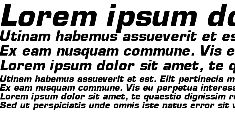 Sample of PalindromeBlackSSK Italic