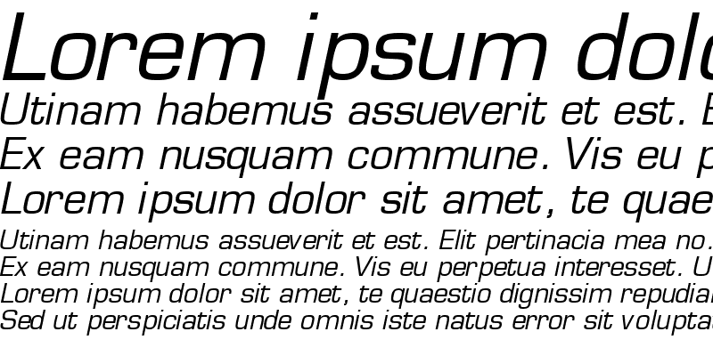 Sample of PalindromeSSK Italic
