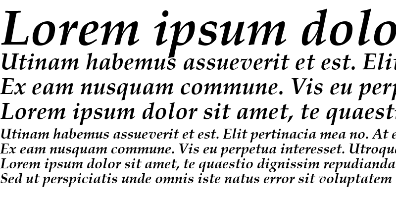 Sample of PaltusAntNo3LEE Bold Italic
