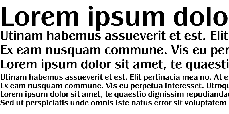 Sample of PanacheEF-Bold