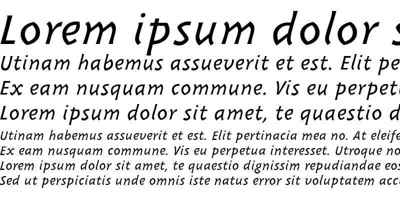 Sample of PannikinSSK Italic