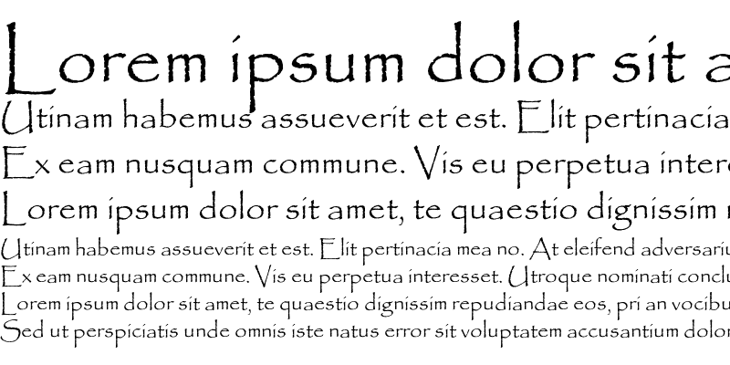 Sample of PapyrusEF Regular