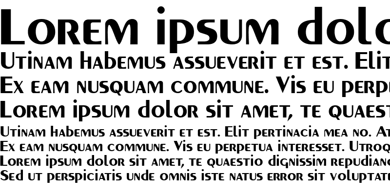 Sample of PaqueteSSK Bold