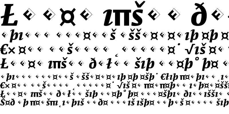 Sample of Parable-ExtraBoldItalicExp