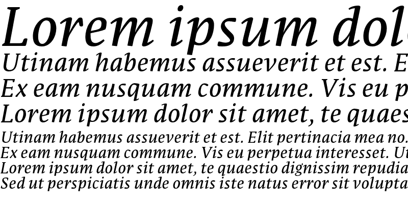 Sample of Parable-RegularItalic