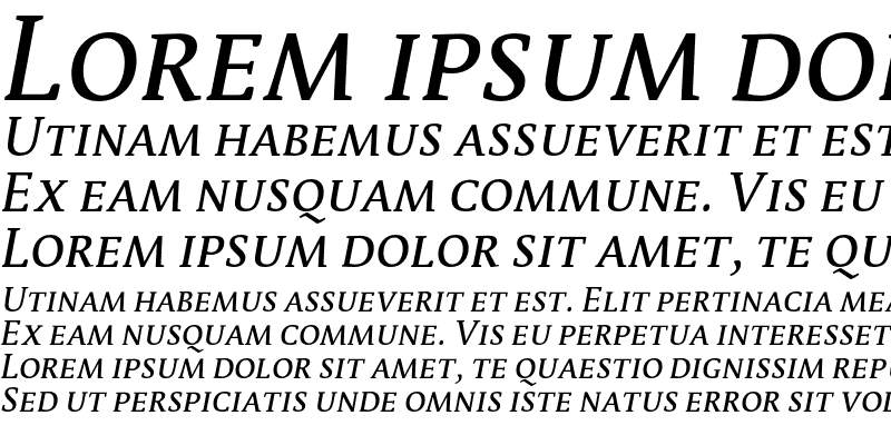 Sample of Parable-RegularSCItalic Regular