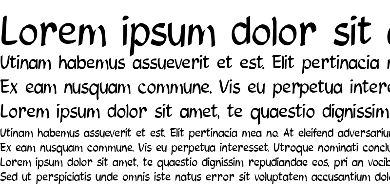 Sample of Parson-Condensed Bold