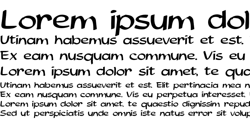 Sample of Parson-Extended Bold