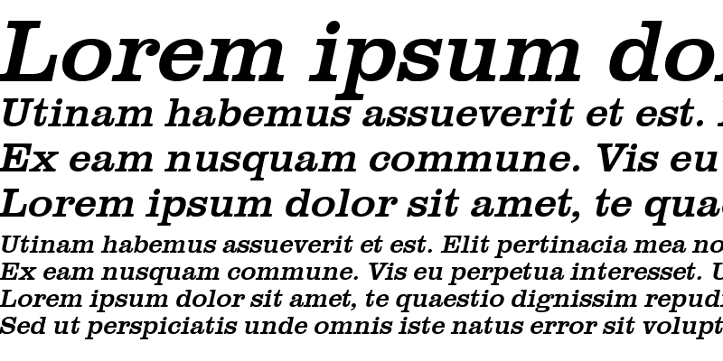 Sample of PaulineBecker Italic