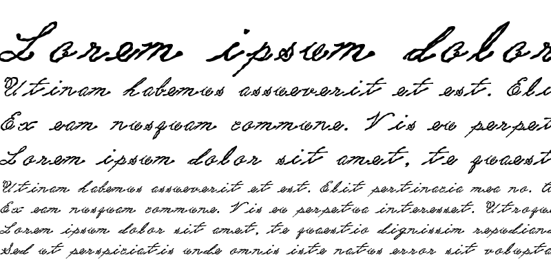 Sample of PC Old World Script