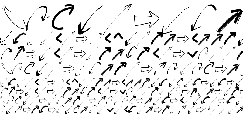 Sample of PeaxWebdesignarrows