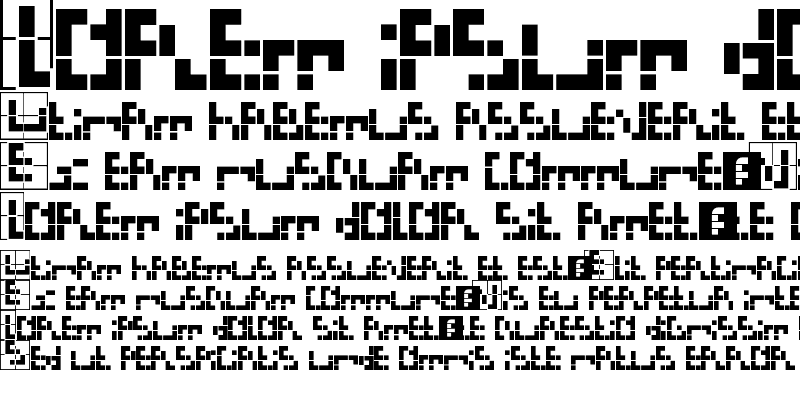 Sample of Peecso Font 2.1